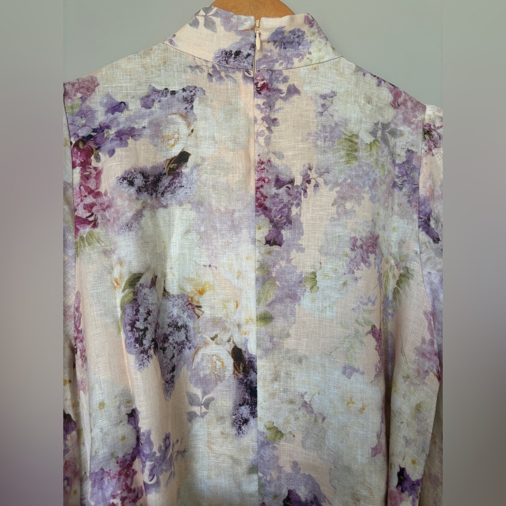 ❌SOLD❌NWT Zimmermann Lyrical Buttoned Midi Dress in Dreamy Floral | sz0 US4 UK8 - Picture 9 of 14